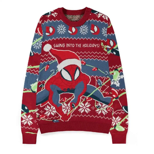 Spider-Man Pullover Swing into the Holidays (Christmas Jumper) Größe M - Smalltinytoystore