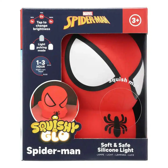Spider-Man Squishy Glo Silikon-Leuchte 15 cm - Smalltinytoystore