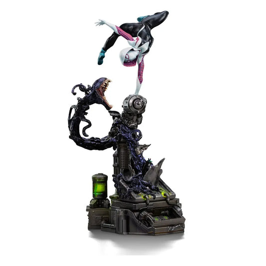 Spider-Man vs Villains Art Scale Statue 1/10 Ghost Spider Diorama 34 cm - Smalltinytoystore
