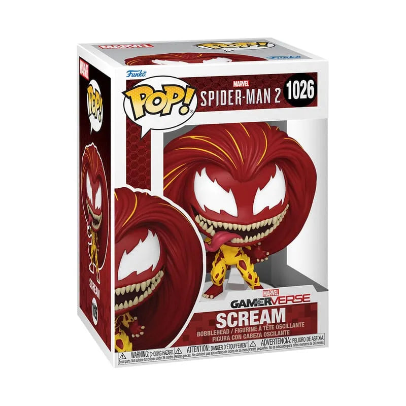 Spiderman 2 POP! Games Vinyl Figur Scream 9 cm - Smalltinytoystore