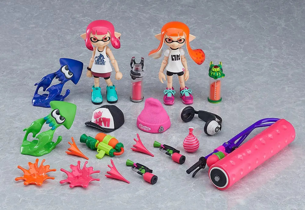 Splatoon/Splatoon 2 Figma Actionfigur Splatoon Girl DX Edition 10 cm - Smalltinytoystore