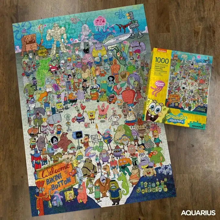SpongeBob Puzzle Cast (1000 Teile) - Smalltinytoystore