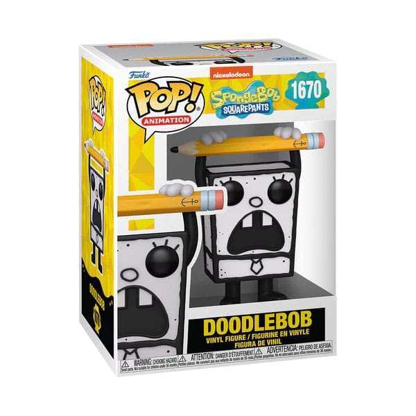 SpongeBob Schwammkopf 25th Anniversary POP! Vinyl Figur Doodlebob 9 cm - Smalltinytoystore