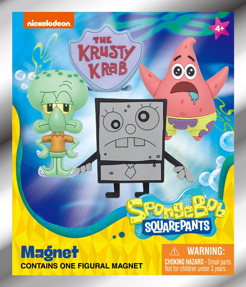 SpongeBob Schwammkopf 3D Magnete Series 1 Display (12) - Smalltinytoystore