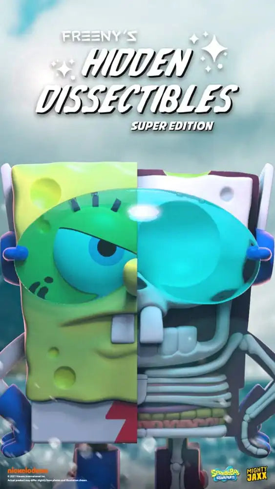Spongebob Schwammkopf Blind Box Hidden Dissectibles Series 04 (Super ed.) Display (12) - Smalltinytoystore
