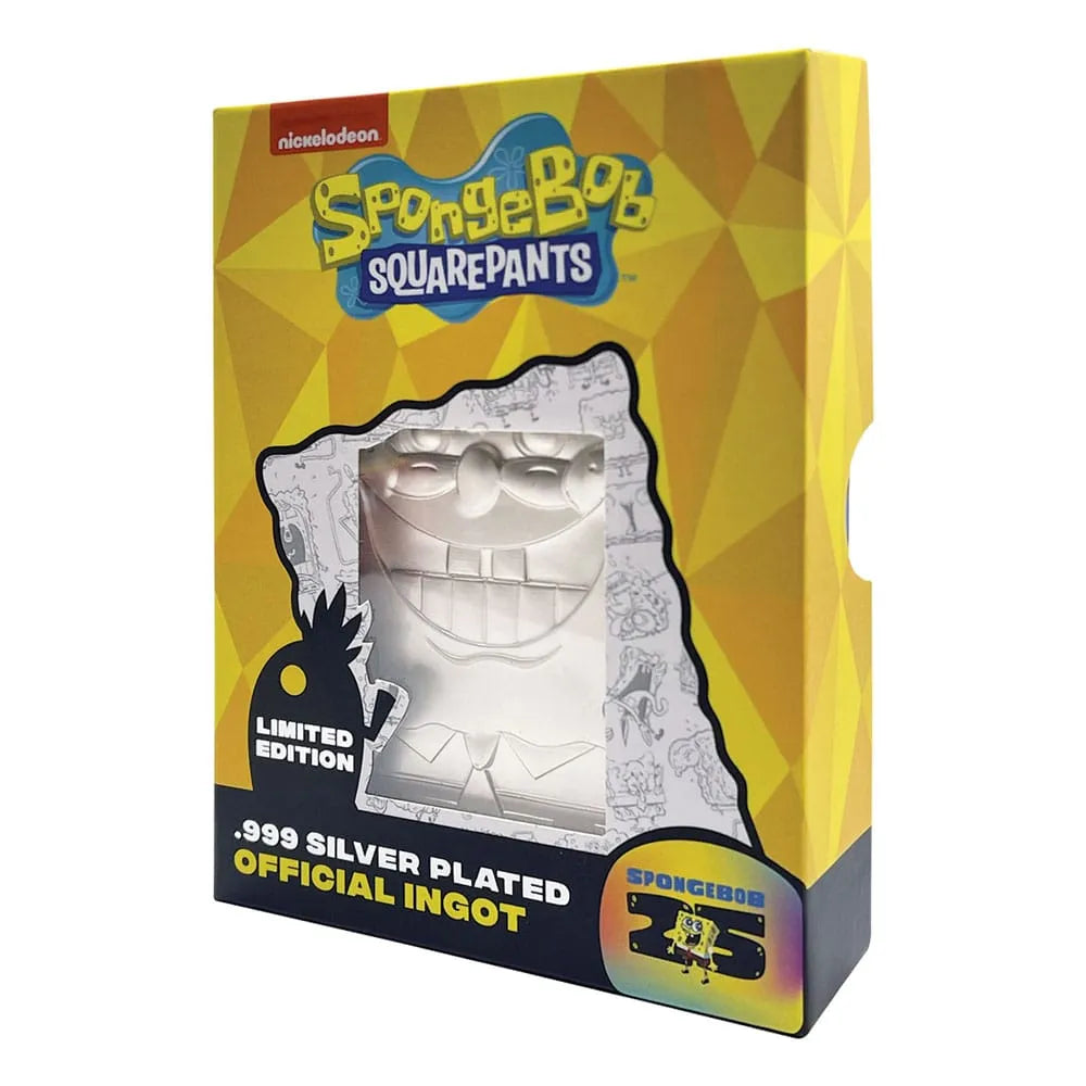 SpongeBob Schwammkopf Metallbarren 25th Anniversary Limited Edition - Smalltinytoystore