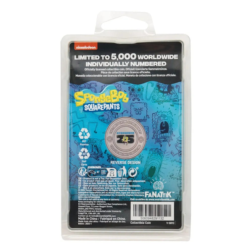 SpongeBob Schwammkopf Sammelmünze 25th Anniversary Limited Edition - Smalltinytoystore