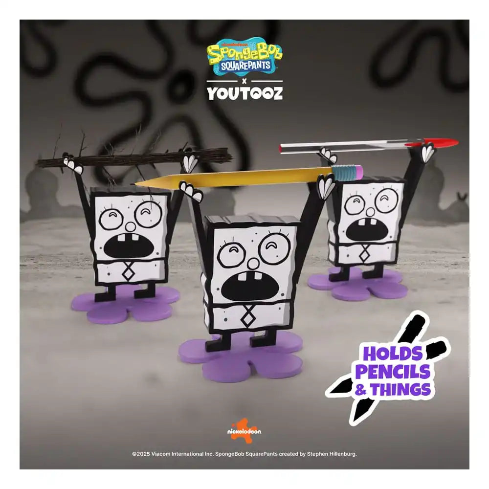 SpongeBob Schwammkopf Stiftehalter DoodleBob 9 cm - Smalltinytoystore
