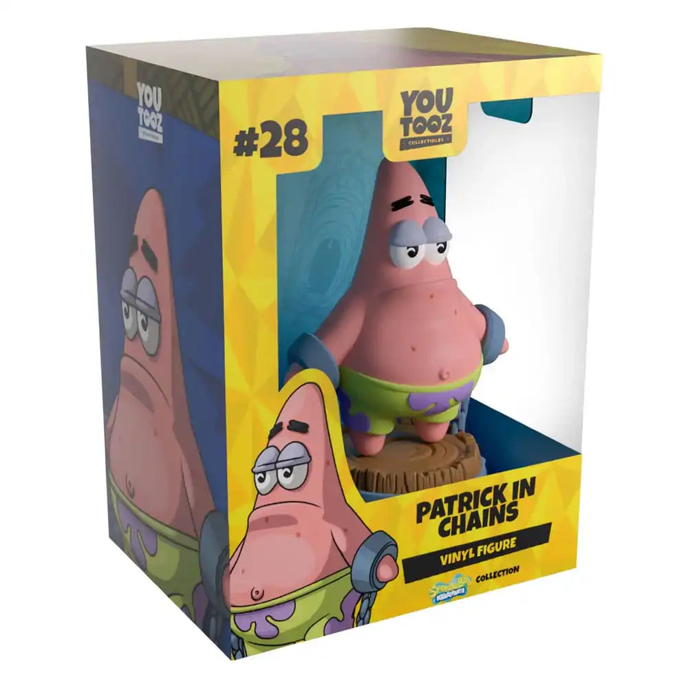 SpongeBob Schwammkopf Vinyl Figur Patrick In Chains 13 cm - Smalltinytoystore