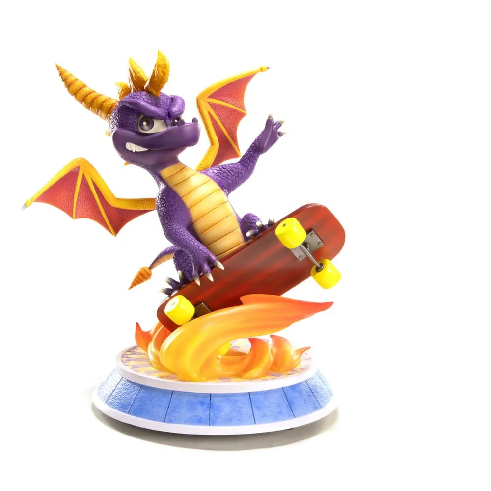 Spyro : Year of the Dragon PVC Statue Spyro Skateboard 34 cm - Smalltinytoystore