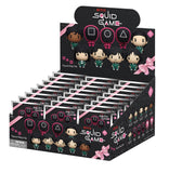 Squid Game 3D PVC-Taschenanhänger Series 1 Display (24) - Smalltinytoystore