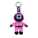 Squid Game Plüsch-Schlüsselanhänger All Stars 12 cm Sortiment (24) - Smalltinytoystore