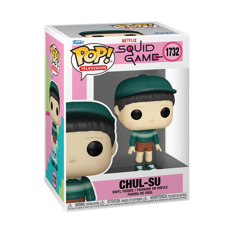Squid Game POP! Television Vinyl Figur S3 Chul-su 9 cm - Smalltinytoystore