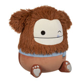 Squishmallows Plüschfigur Winking Brown Bigfoot with Scarf Benny 30 cm - Smalltinytoystore