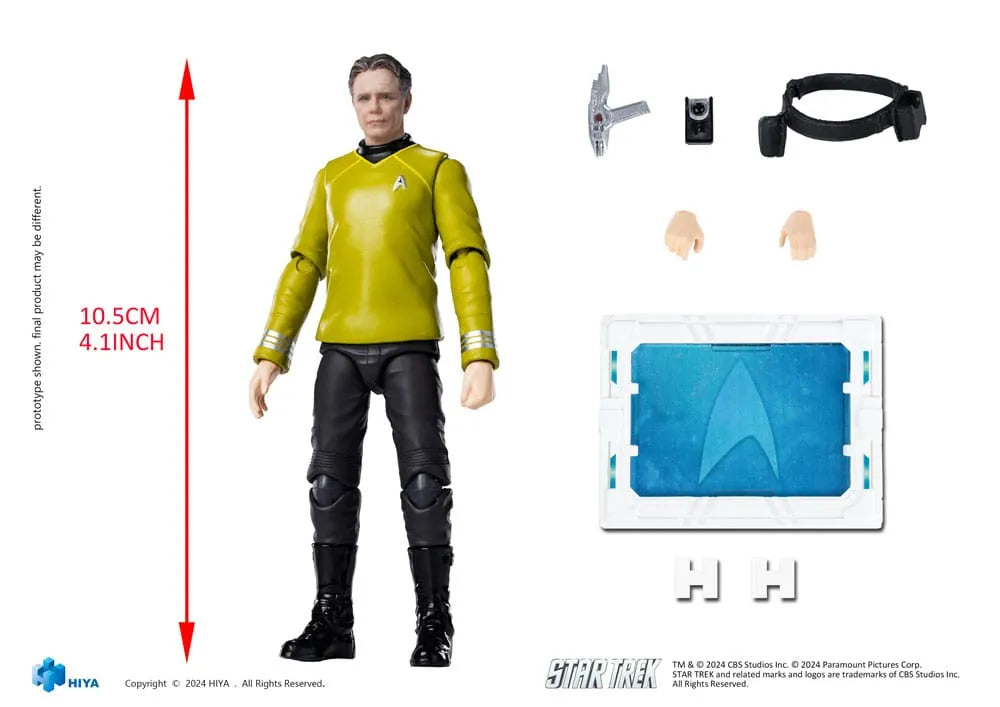 Star Trek 2009 Exquisite Mini Series Actionfigur 1/18 Pike 10 cm - Smalltinytoystore