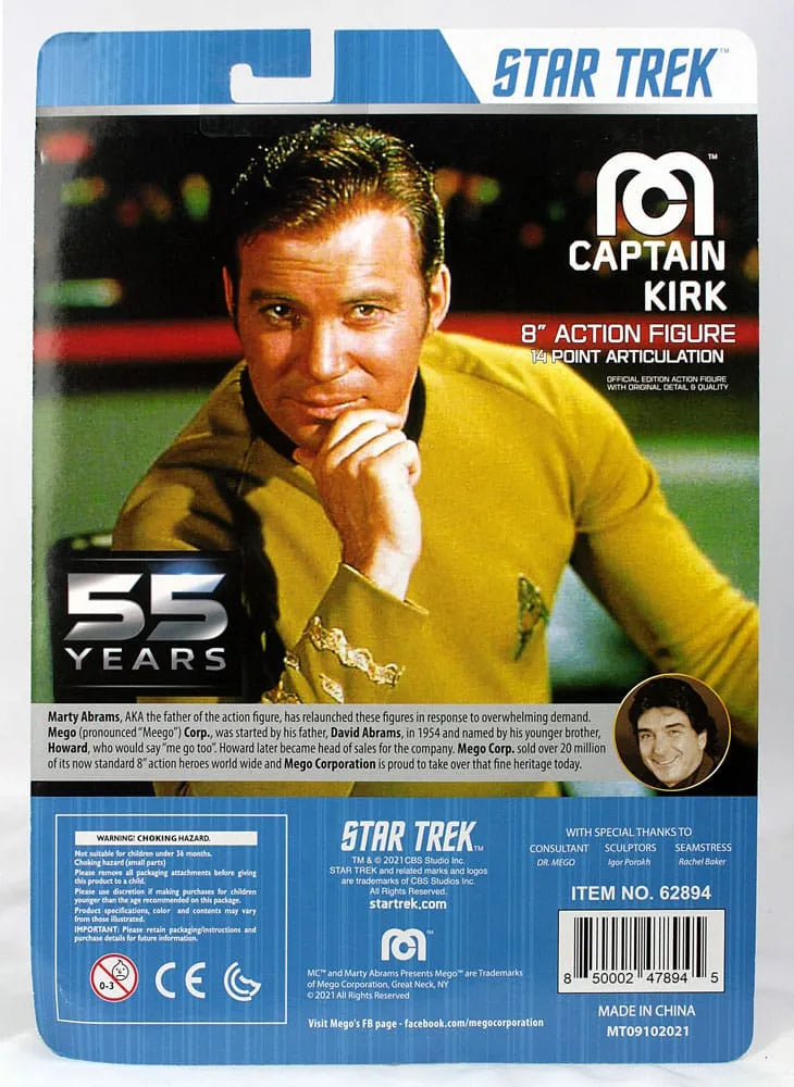 Star Trek Actionfigur Kirk 55th Anniversary 20 cm - Smalltinytoystore