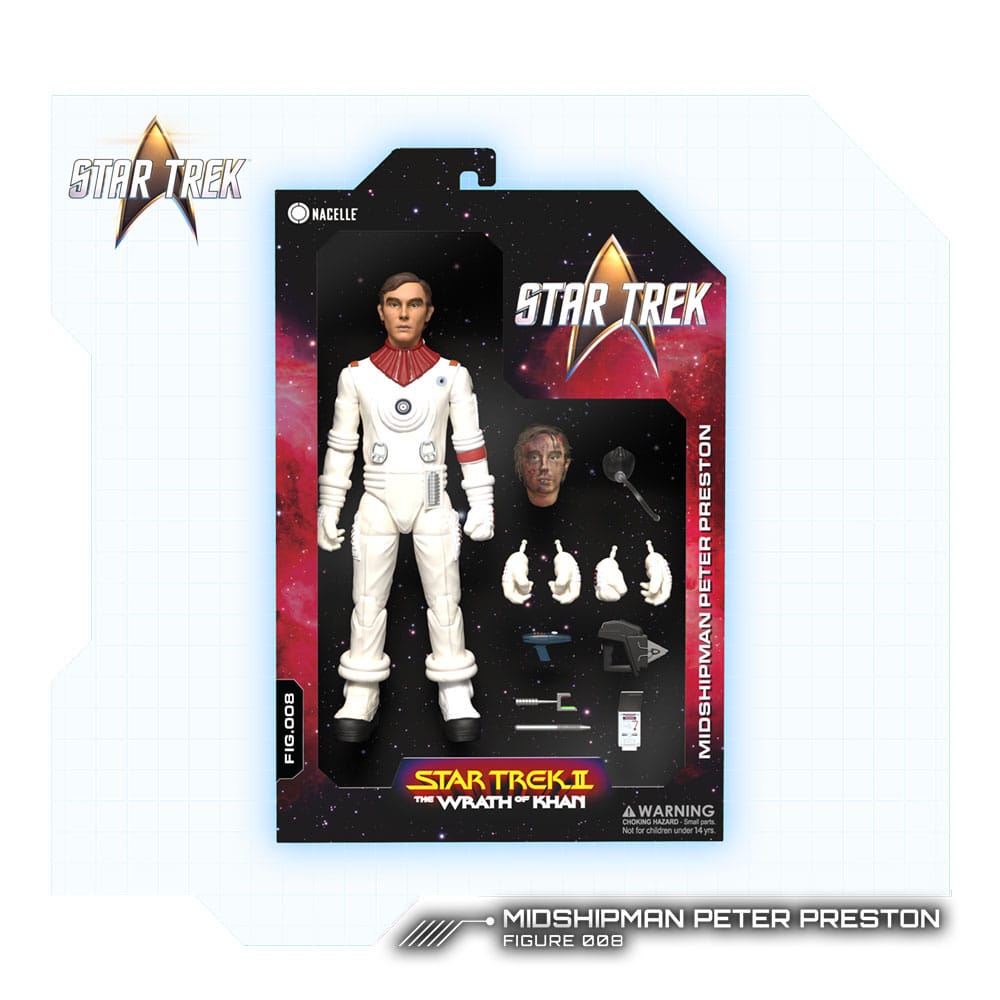 Star Trek II: Der Zorn des Khan Actionfigur 1/12 Peter Preston 16 cm - Smalltinytoystore