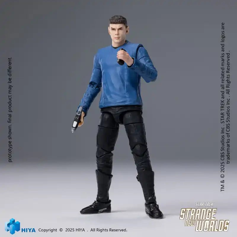Star Trek Strange New Worlds Exquisite Mini Series Actionfigur 1/18 Spock 11 cm - Smalltinytoystore