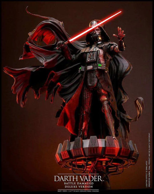 Star Wars 1/6 Darth Vader (Battle Damaged) Deluxe Version HOT TOYS - Smalltinytoystore