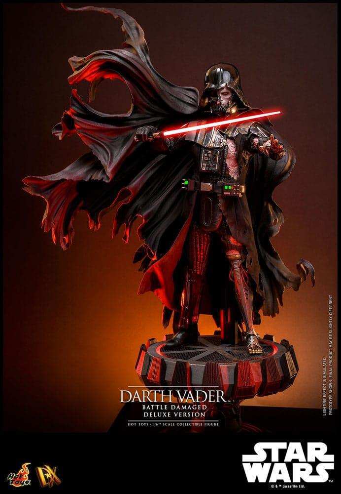 Star Wars 1/6 Darth Vader (Battle Damaged) Deluxe Version HOT TOYS - Smalltinytoystore
