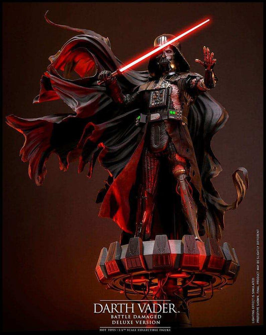 Star Wars 1/6 Darth Vader (Battle Damaged) Deluxe Version HOT TOYS - Smalltinytoystore