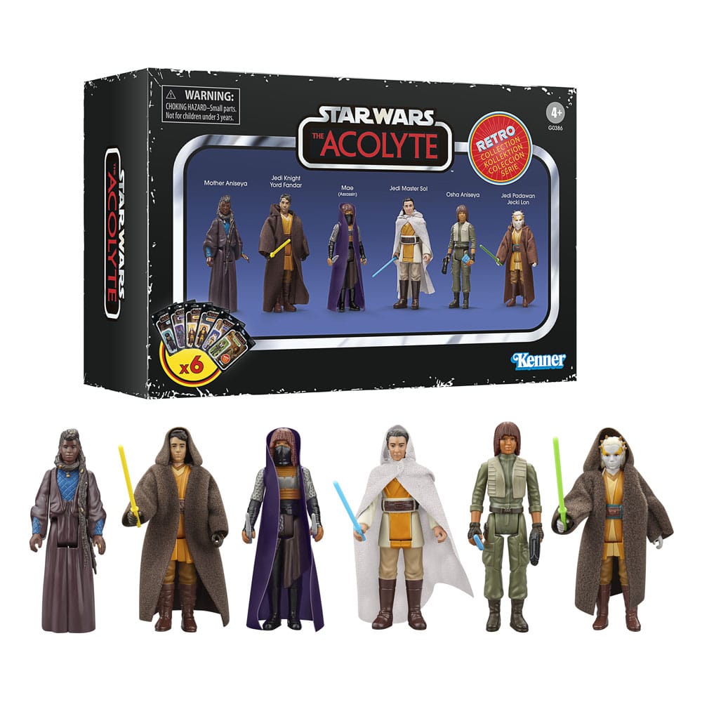 Star Wars: Acolyte Retro Collection Actionfiguren 6er-Pack 10 cm - Smalltinytoystore