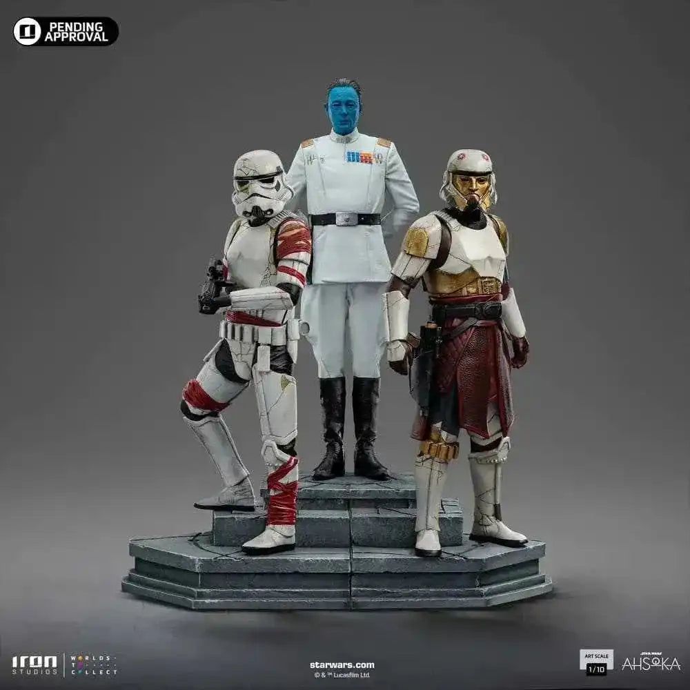 Star Wars Ahsoka Art Scale Statue 1/10 Grand Admiral Thrawn 25 cm - Smalltinytoystore