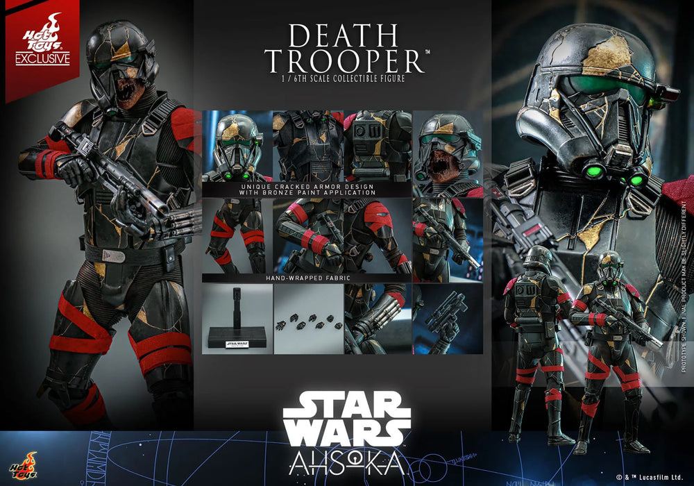 Star Wars: Ahsoka Television Masterpiece Actionfigur 1/6 Death Trooper Hot Toys Exclusive 31 cm - Smalltinytoystore