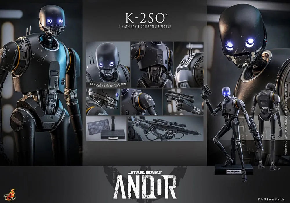 Star Wars: Andor Actionfigur 1/6 K-2SO 36 cm - Smalltinytoystore