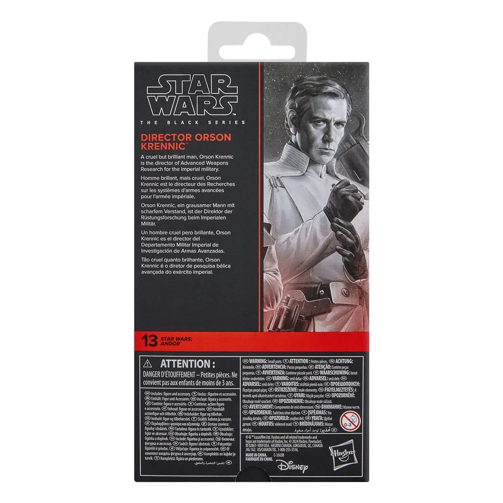 Star Wars: Andor Black Series Actionfigur Director Orson Krennic 15 cm - Smalltinytoystore