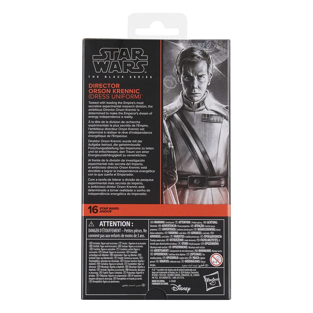 Star Wars: Andor Black Series Actionfigur Director Orson Krennic (Dress Uniform) 15 cm - Smalltinytoystore