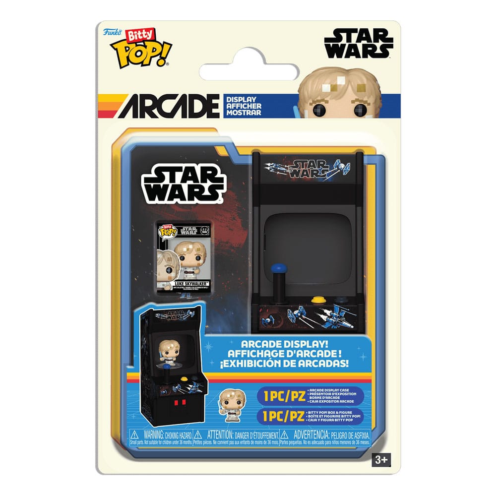 Star Wars Bitty POP! Arcade Vinyl Figur Luke Skywalker (8-bit) - Smalltinytoystore