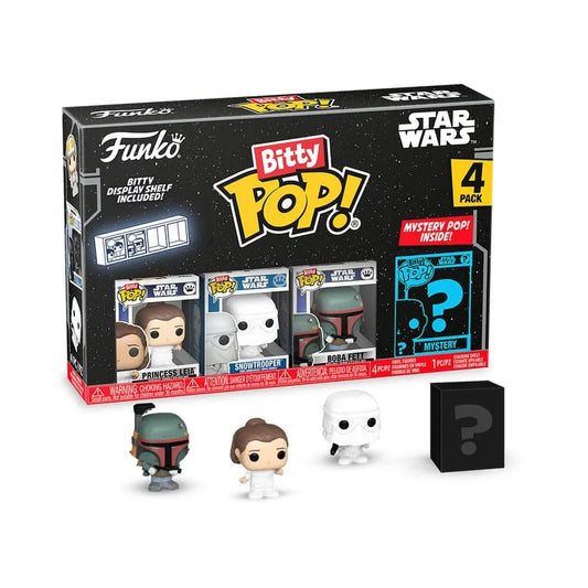 Star Wars Bitty POP! Vinyl Figuren 4er-Pack Leia 2,5 cm - Smalltinytoystore