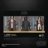 Star Wars Black Series Episode I 3er-Pack Qui-Gon Jinn, Darth Maul, Obi-Wan Kenobi 15 cm - Smalltinytoystore