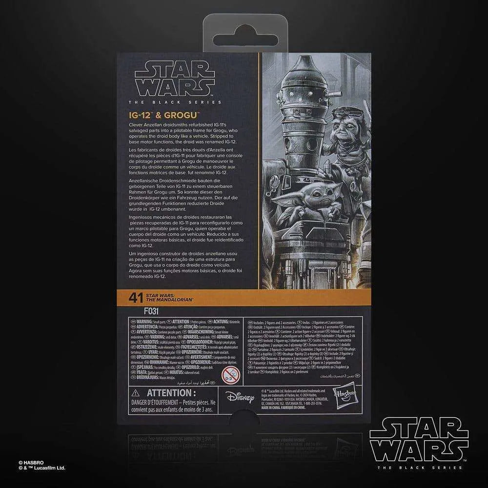 Star Wars Black Series The Mandalorian 2er-Pack IG-12 & Grogu 15 cm - Smalltinytoystore