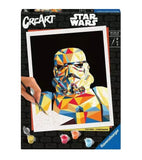 Star Wars CreArt Malen nach Zahlen Malset Stormtrooper 24 x 30 cm - Smalltinytoystore