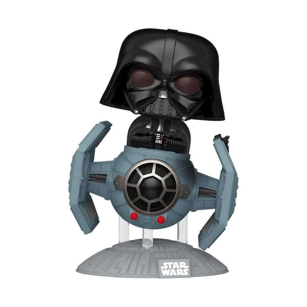 Star Wars: Dark Side POP! Rides Deluxe Vinyl Figur TIE Advanced x1 w/Vader 9 cm - Smalltinytoystore