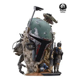 Star Wars Das Imperium schlägt zurück Fine Art Büste Boba Fett Deluxe Edition 50 cm