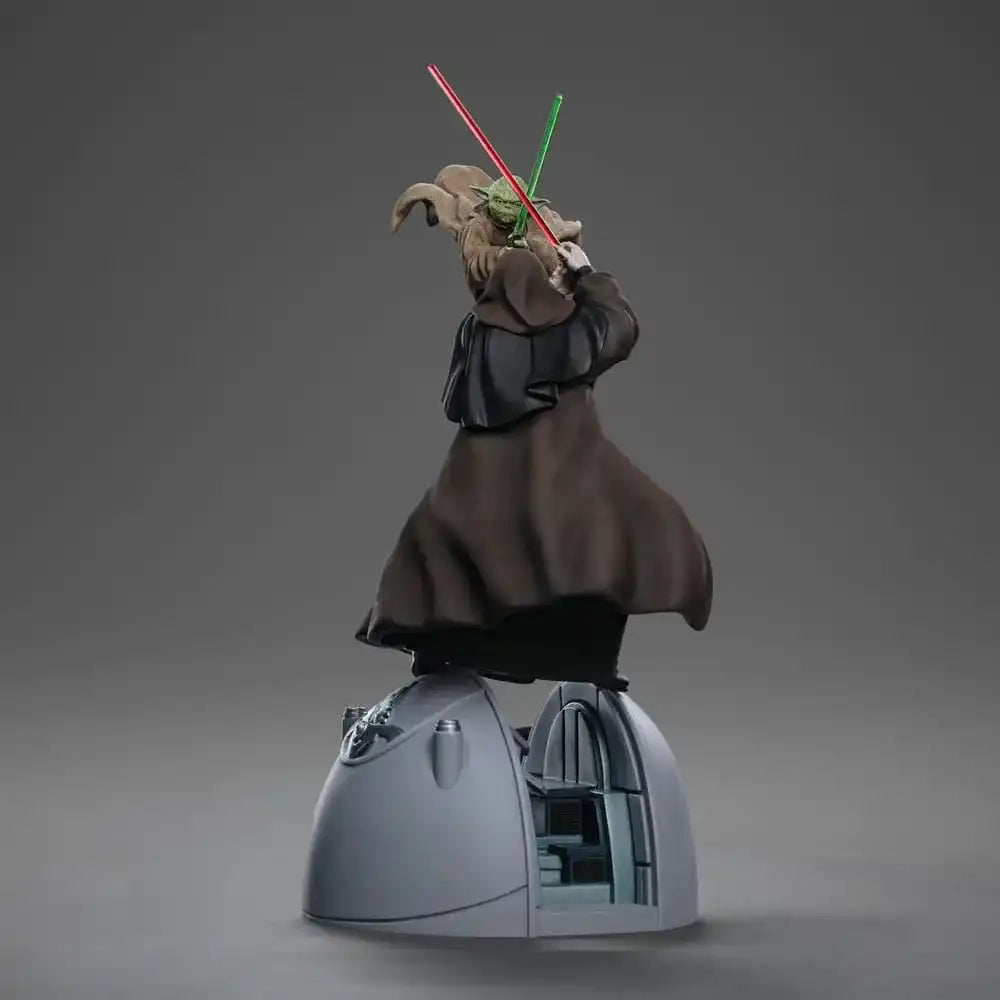 Star Wars Deluxe Art Scale Statue 1/10 Yoda vs Emperor Palpatine (CCXP Exclusive 2024) 31 cm - Smalltinytoystore