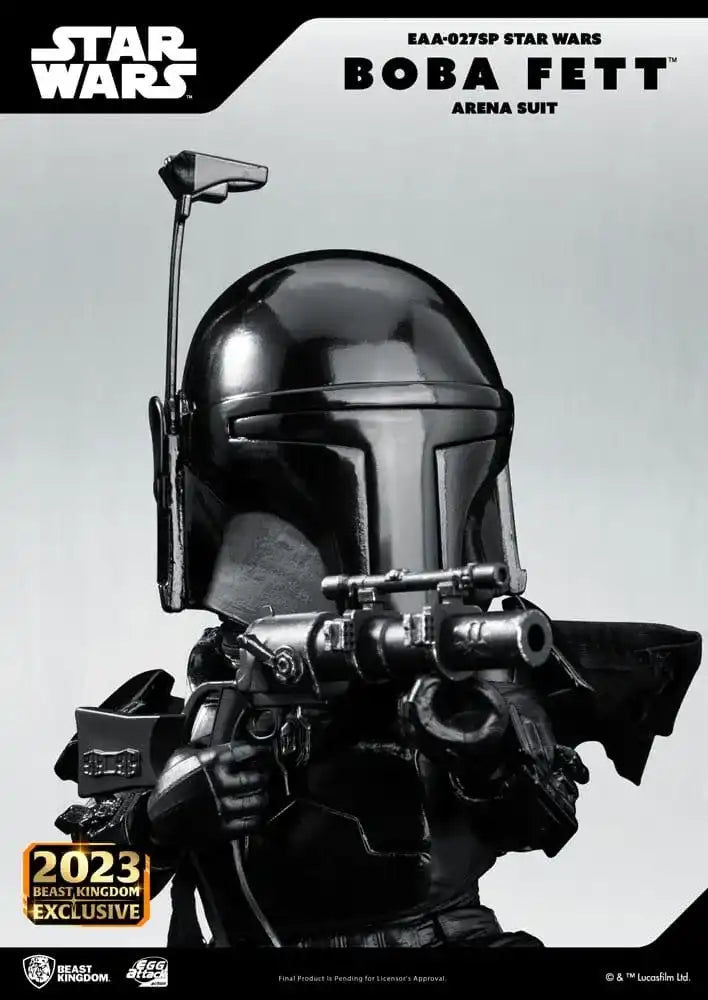 Star Wars Egg Attack Statue Boba Fett Arena Suit 17 cm - Smalltinytoystore