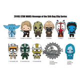 Star Wars-EP III Revenge Of Sith 3D PVC-Taschenanhänger Serie 1 Display (24) - Smalltinytoystore