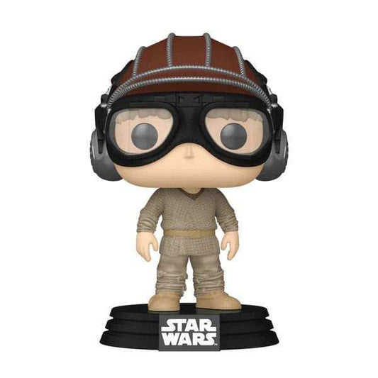 Star Wars: Episode I - Die dunkle Bedrohung Anniversary POP! Vinyl Figur Anakin w/Helmet 9 cm - Smalltinytoystore