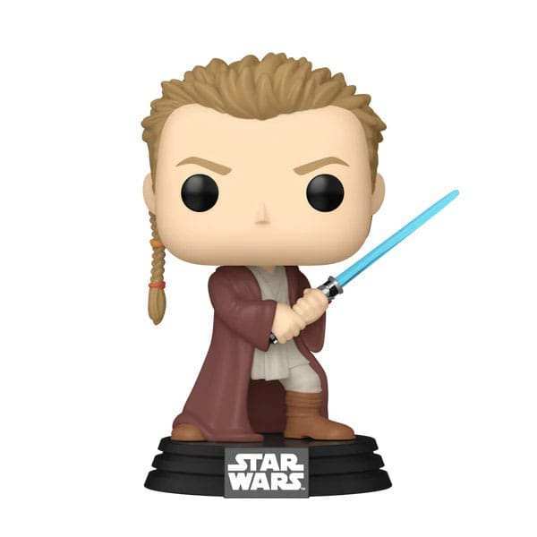 Star Wars: Episode I - Die dunkle Bedrohung Anniversary POP! Vinyl Figur Obi-Wan(Young) 9 cm - Smalltinytoystore