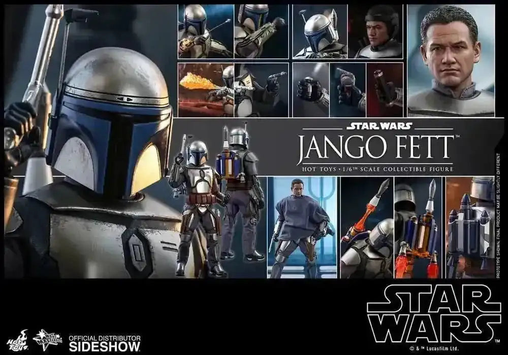 Star Wars Episode II Movie Masterpiece 1/6 Jango Fett HOT TOYS - Smalltinytoystore