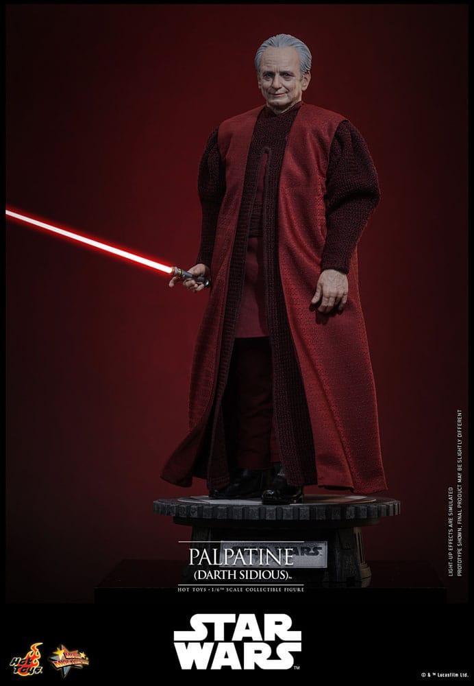 Star Wars Episode III - Die Rache der Sith 1/6 Palpatine (Darth Sidious) HOT TOYS - Smalltinytoystore