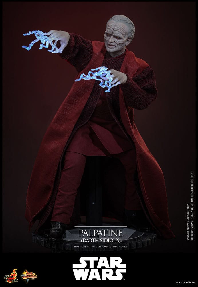 Star Wars Episode III - Die Rache der Sith 1/6 Palpatine (Darth Sidious) HOT TOYS - Smalltinytoystore
