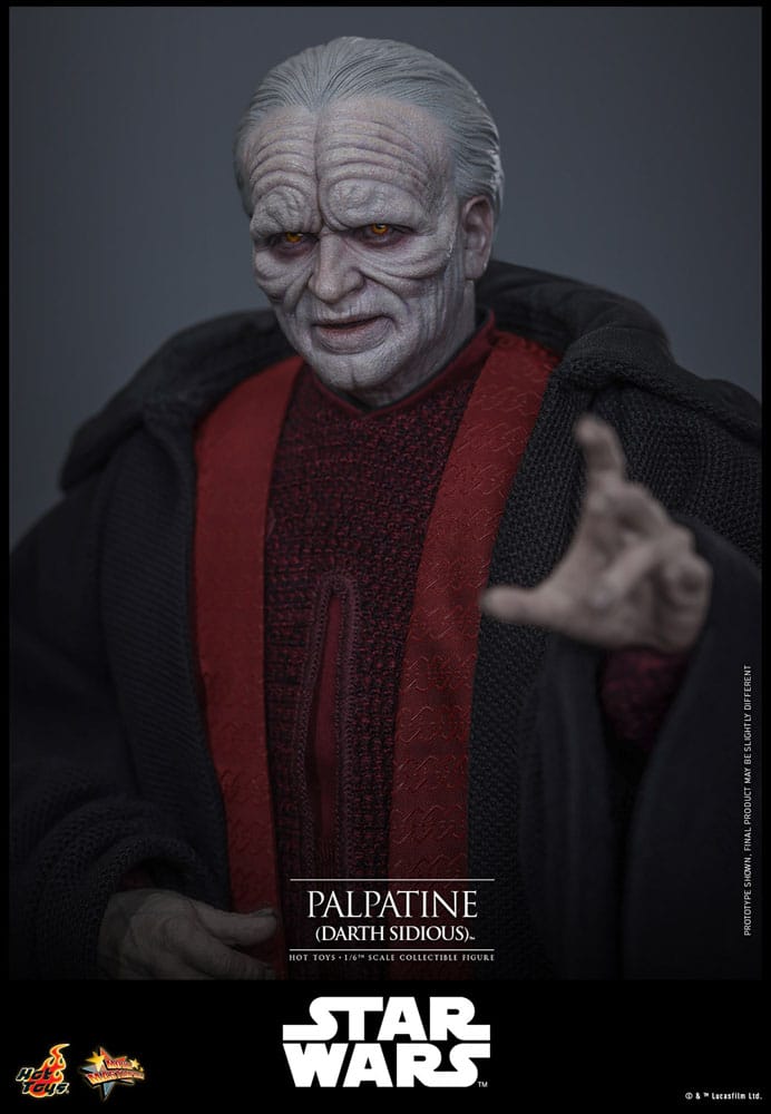 Star Wars Episode III - Die Rache der Sith 1/6 Palpatine (Darth Sidious) HOT TOYS - Smalltinytoystore