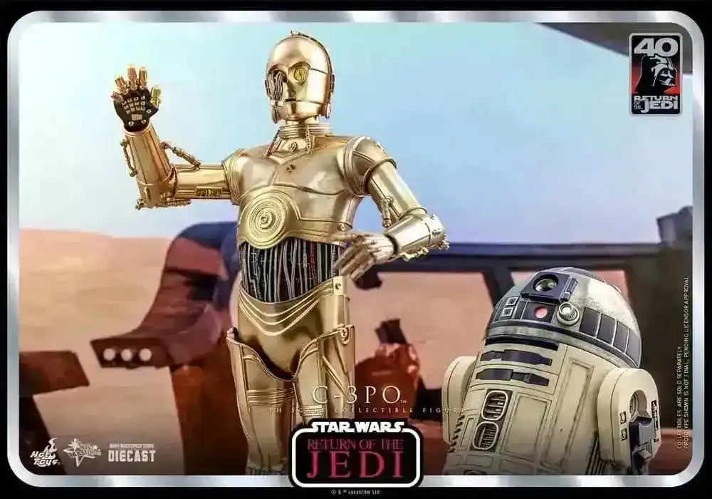 Star Wars Episode VI 40th Anniversary 1/6 C-3PO 29 cm HOT TOYS - Smalltinytoystore