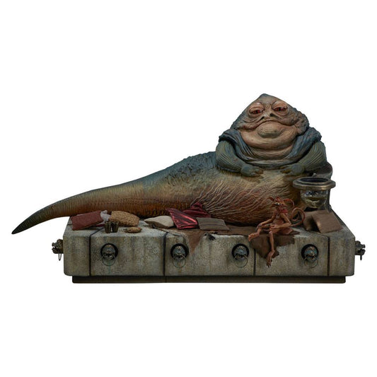 Star Wars Episode VI Actionfigur 1/6 Jabba the Hutt & Throne Deluxe 34 cm - Smalltinytoystore