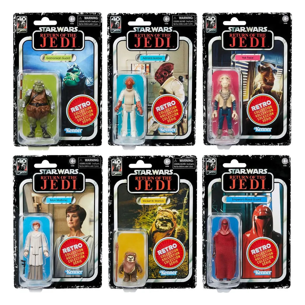 Star Wars Episode VI Retro Collection Actionfiguren 6er-Pack 10 cm - Smalltinytoystore